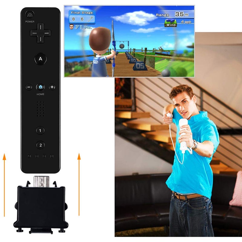 LACTIVX Wii Motion Plus Adapter, 2 Packs Upgraded Motion Attachment for Wii Remote Controller (Black) - Image 4